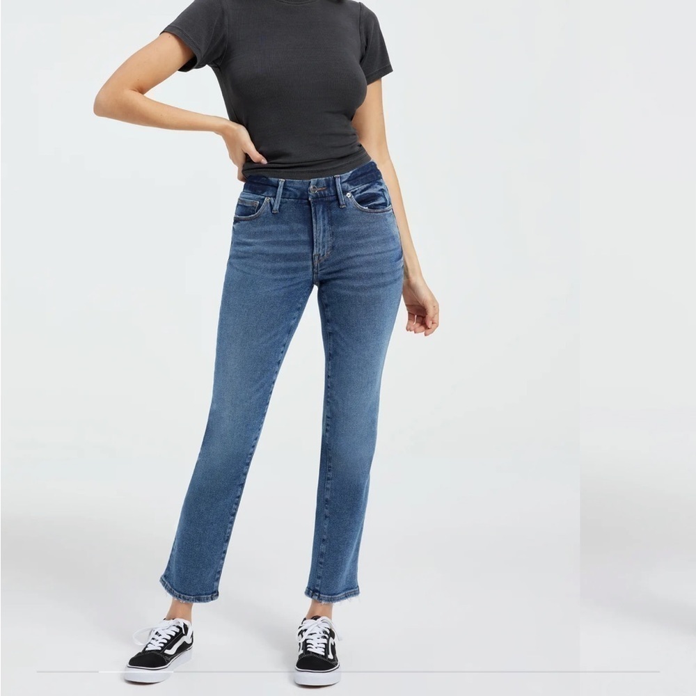Good American Good Legs Straight Jean